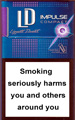 LD Compact Impulse Purple Cigarette pack