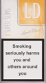 LD Super Slims Amber Cigarette pack