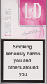 LD Super Slims Pink Cigarette pack