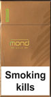 Mond Super Slim Gold Cigarette pack