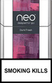 Neo Dark Fresh Cigarette pack