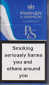 Parker & Simpson Compact Blue Cigarette pack