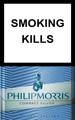 Philip Morris Compact Silver Cigarette pack