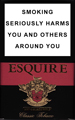 Esquire Red&Black Title Cigarette pack