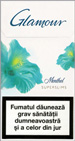 Glamour Super Slims Menthol Cigarette pack