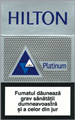 Hilton Platinum Cigarette pack