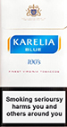 Karelia Blue 100s Cigarette pack