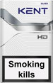 Kent HD Silver 4 Cigarette pack