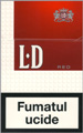 LD Red Cigarette pack