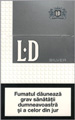 LD Silver Cigarette pack