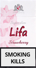 Lifa Super Slims Strawberry Cigarette pack