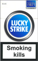 Lucky Strike Lights (Blue) Cigarette pack