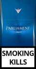 Parliament Carat Topaz Cigarette pack