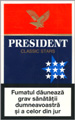 President Classic Stars Cigarette pack