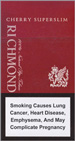 Richmond Cherry Super Slims 100s Cigarette pack