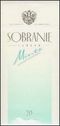 Sobranie Slims Mints 100's Cigarette pack