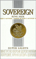 Sovereign Super Lights Cigarette pack