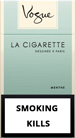 Vogue Super Slims Menthol 100s Cigarette pack