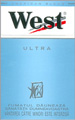 West Ultra Cigarette pack