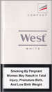 West White Compact Cigarette pack