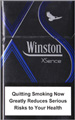 Winston XS blue Cigarette pack