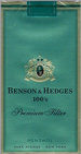 BENSON HEDGE MENTHOL SP 100