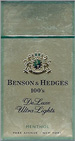 BENSON HEDGE ULTRA LT MENTHOL BOX 100