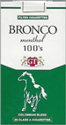 BRONCO FULL FLAVOR MENTHOL 100