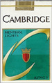 CAMBRIDGE LIGHT MENTHOL KING