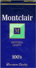 MONTCLAIR LIGHT MENTHOL 100