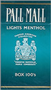 PALL MALL LIGHT MEN BOX 100